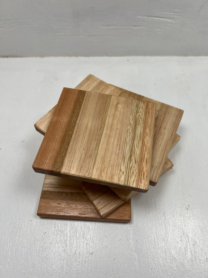 Saligna Wooden Coasters